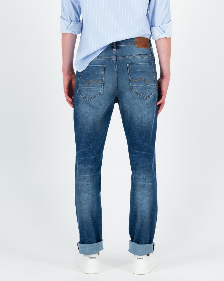 Old Khaki Denim | Men'S Mayson Slim Mid Wash Denim Mid Blue