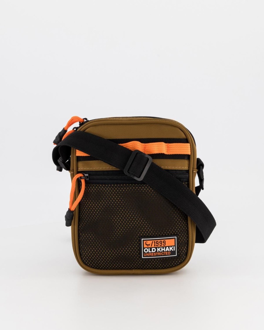 Old Khaki Bags & Wallets | Men'S Randall Nylon Cross-Body Bag Brown