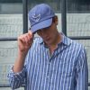 Old Khaki Shirts | Men'S Matt Wide Slub Stripe Shirt Navy