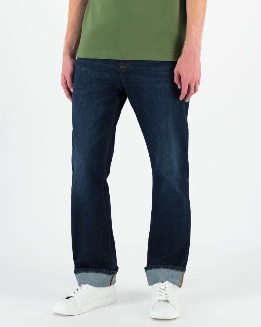Old Khaki Denim | Men'S Jordy Mid Wash Straight Denim Mid Blue