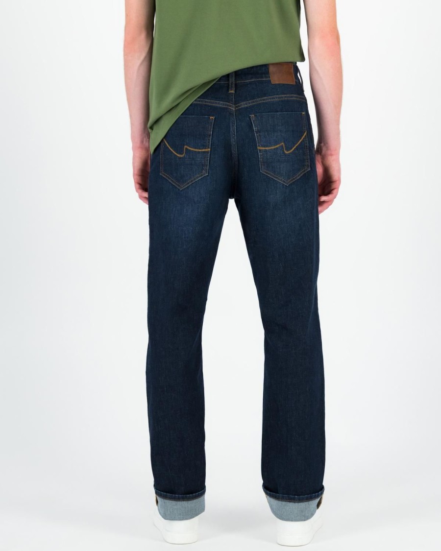 Old Khaki Denim | Men'S Jordy Mid Wash Straight Denim Mid Blue