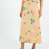 Old Khaki Skirts | Women'S Evie Midi Skirt Stone
