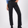 Old Khaki Pants | Women'S Amy Coated Straight Leg Pants Black