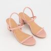 Old Khaki Wedges & Flats | Women'S Perrie Leather Heel Light Pink