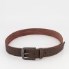 Old Khaki Belts | Men'S Bennett Branded Leather Belt Brown