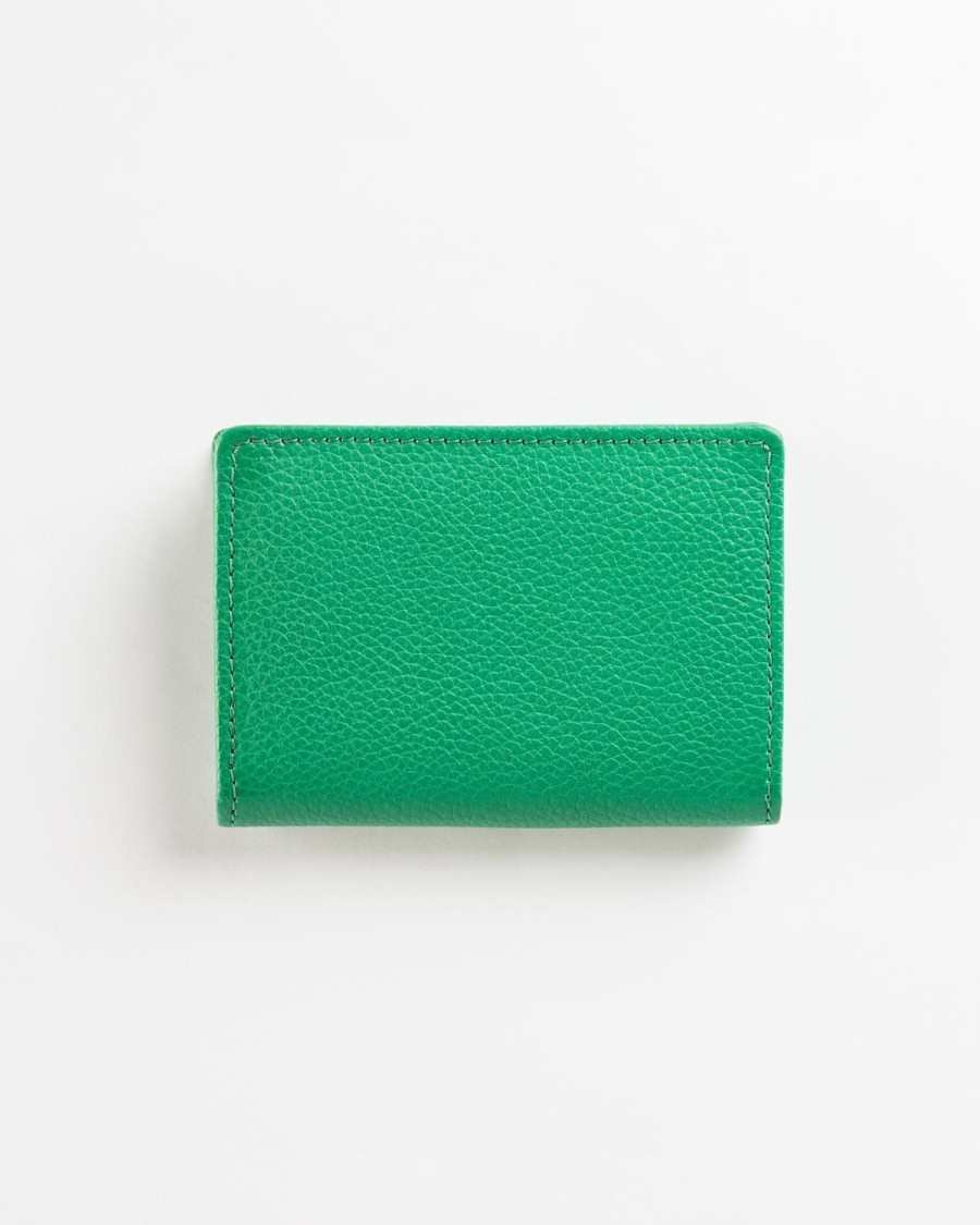 Old Khaki Bags & Purses | Women'S Madelynne Leather Card Holder Green