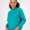 Old Khaki Knitwear & Sweats | Women'S Cayla Embossed Sweat Aqua