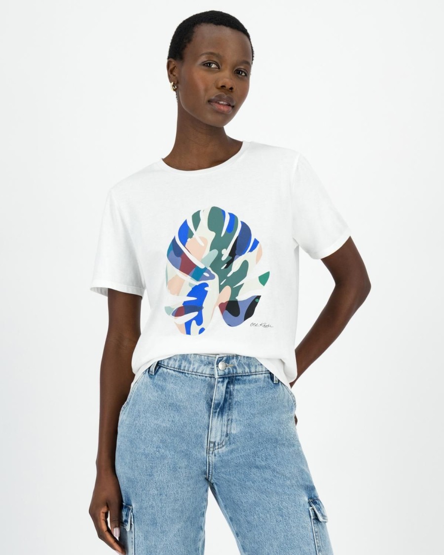Old Khaki T-Shirts & Camis | Women'S Rolisa Graphic T-Shirt Milk