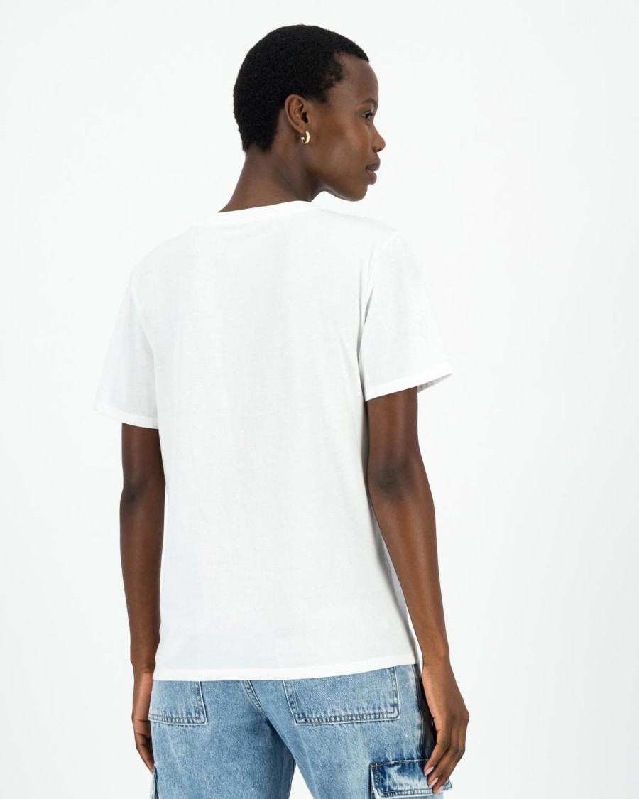 Old Khaki T-Shirts & Camis | Women'S Rolisa Graphic T-Shirt Milk