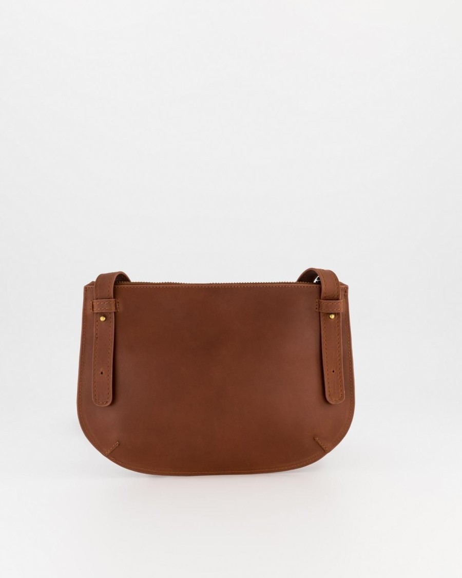 Old Khaki Bags & Purses | Women'S Serenity Cross-Body Leather Bag Tan