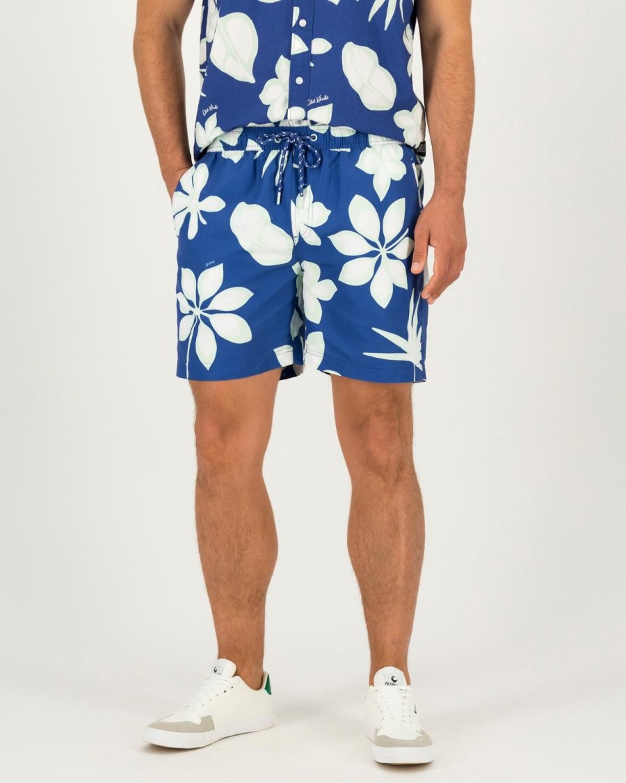 Old Khaki Shorts | Men'S Teddy Swim Shorts Blue
