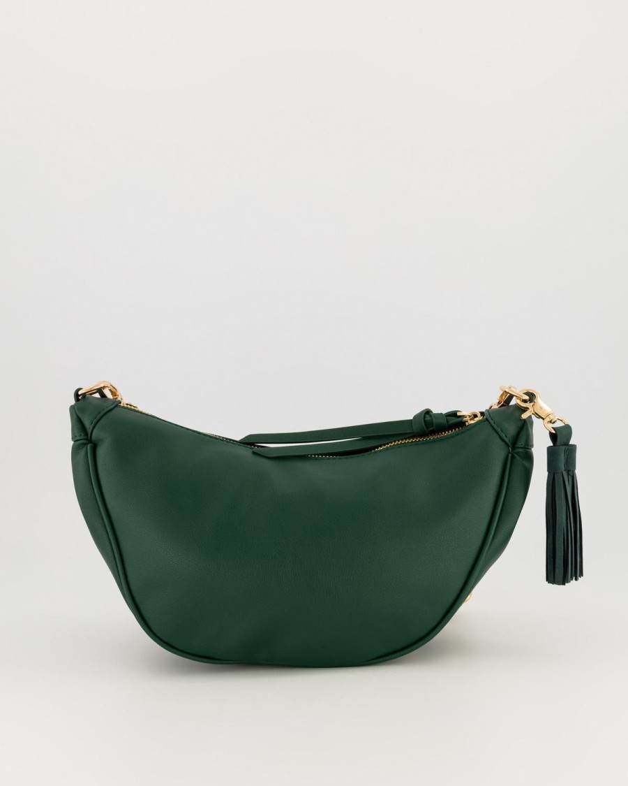 Old Khaki Bags & Purses | Women'S Rika Hobo Bag With Tassel Green