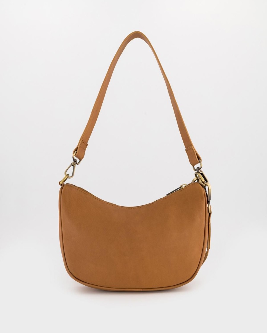 Old Khaki Bags & Purses | Women'S Azzura Hobo Leather Bag Tan