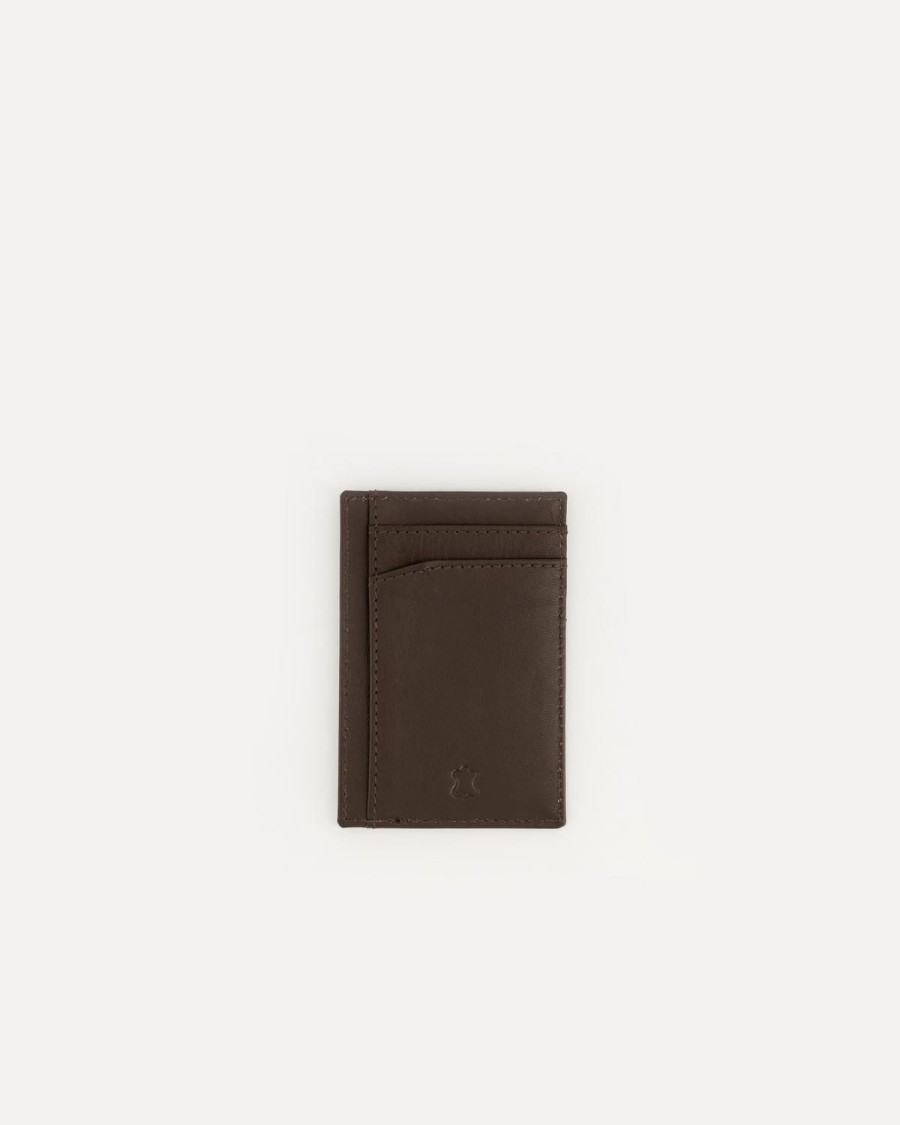 Old Khaki Bags & Wallets | Men'S Richard Leather Cardholder Brown