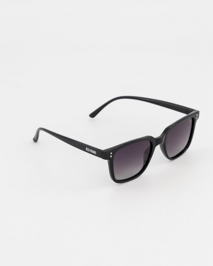 Old Khaki Sunglasses | Men'S Classic Wayfarer Sunglasses Black