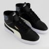 Old Khaki Sneakers | Puma Men'S Shuffle Mid Sneakers Black