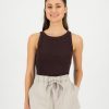 Old Khaki T-Shirts & Camis | Women'S Blaire Ribbed Cami Chocolate