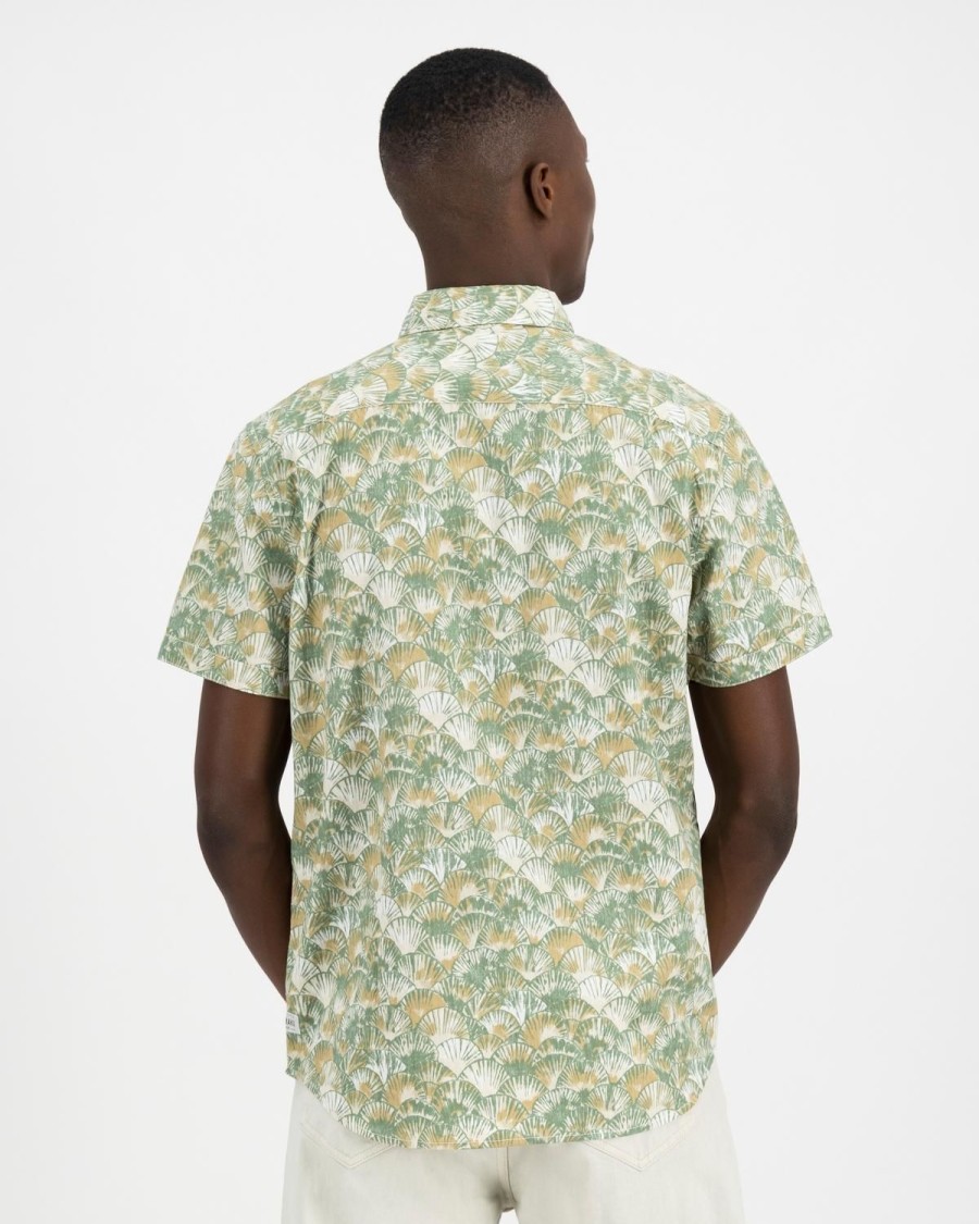 Old Khaki Shirts | Men'S Wane Regular Fit Shirt Stone