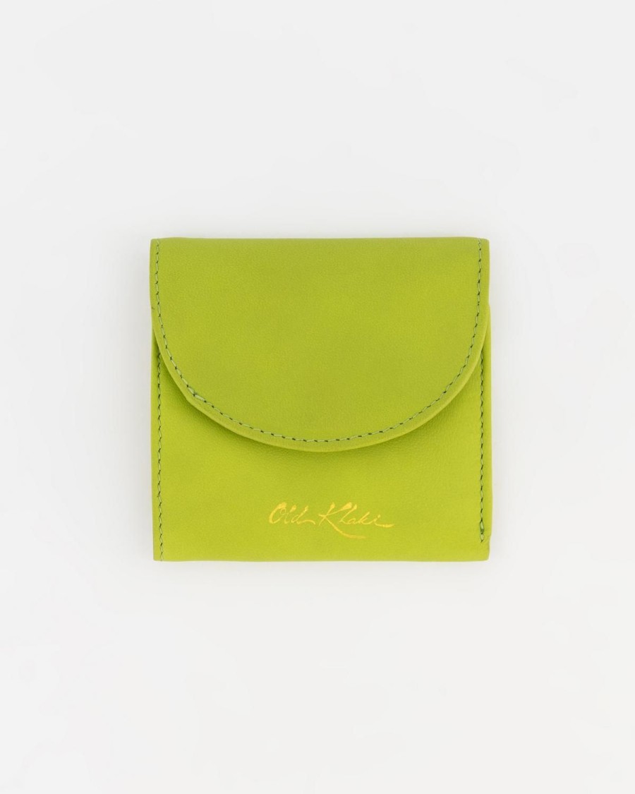 Old Khaki Bags & Purses | Women'S Kelli Leather Envelope Wallet Yellow