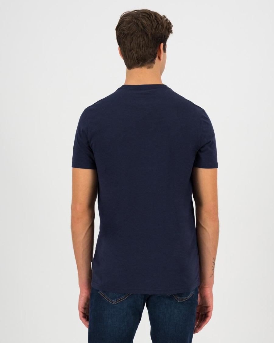 Old Khaki T-Shirts | Men'S Neil Standard Fit T-Shirt Navy