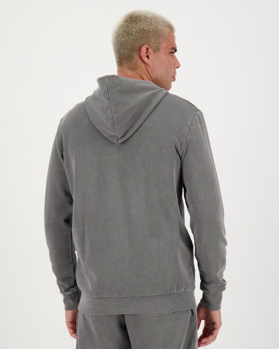Old Khaki Sweats | Men'S Leo Hoodie Black