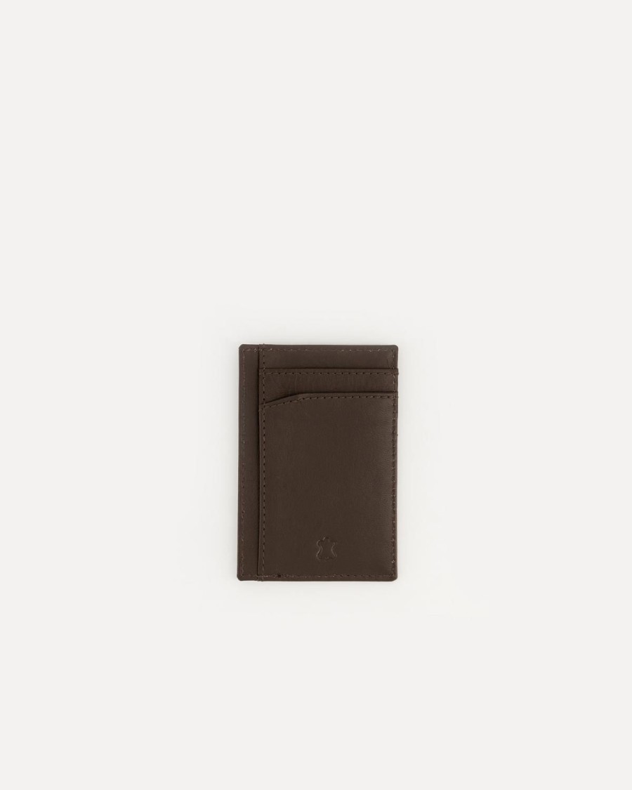 Old Khaki Bags & Wallets | Men'S Richard Leather Cardholder Brown