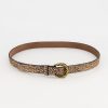 Old Khaki Belts | Women'S Tellia Hair-On Leather Belt Stone
