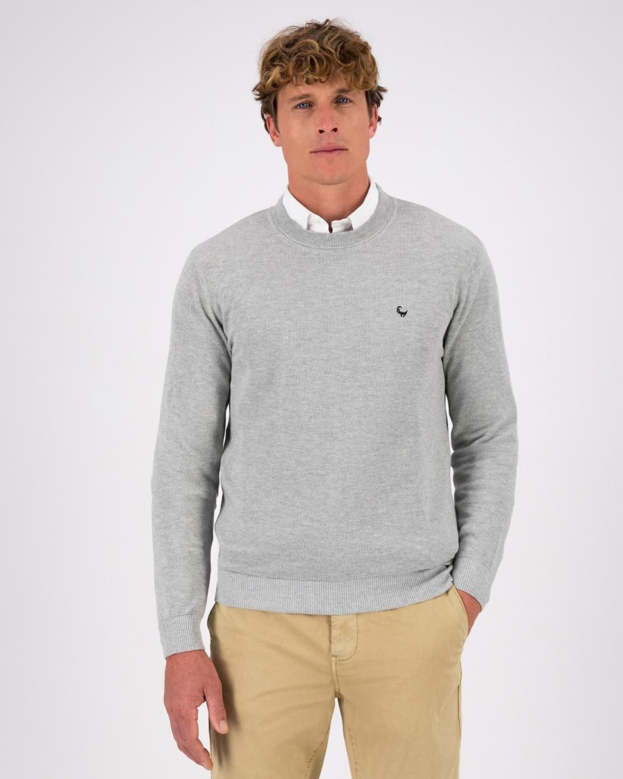 Old Khaki Knitwear | Men'S Holmes Knit Light Grey
