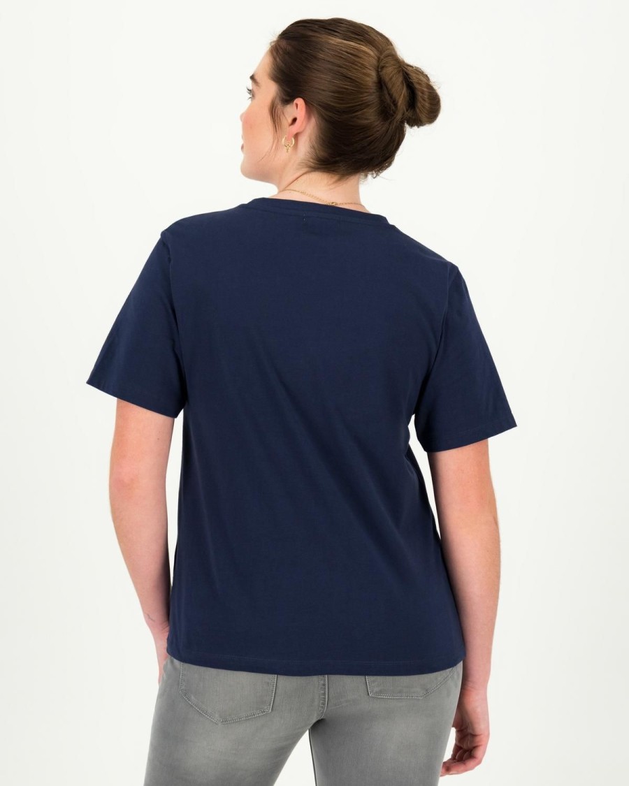 Old Khaki T-Shirts & Camis | Women'S Missy Boxy T-Shirt Navy