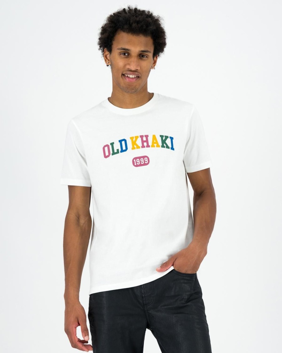 Old Khaki T-Shirts | Men'S Stembiso Standard Fit Hero T-Shirt
