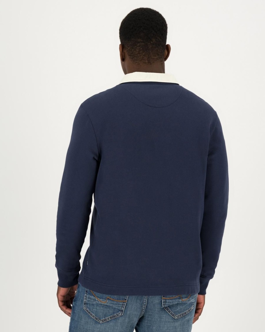 Old Khaki Sweats | Men'S Rodney Rugby Sweat Navy