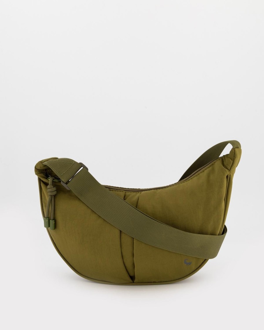 Old Khaki Bags & Purses | Women'S Versi Nylon Pleated Bag Olive