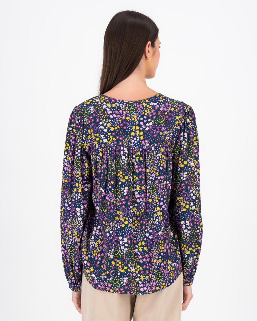 Old Khaki Shirts & Blouses | Women'S Luna Popover Blouse Assorted
