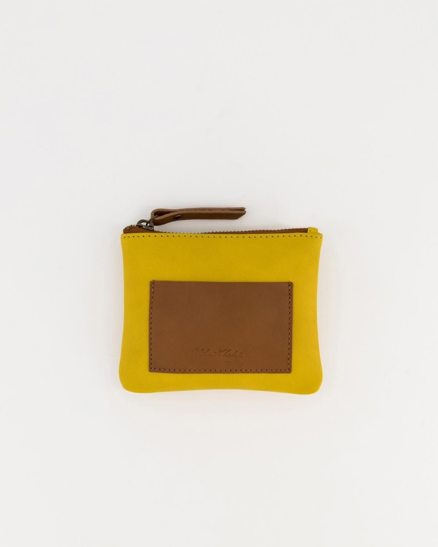 Old Khaki Bags & Purses | Women'S Greta Leather Pouch Ochre