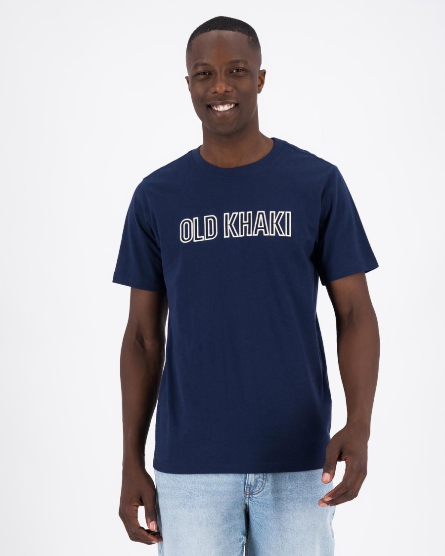 Old Khaki T-Shirts | Men'S Paris Regular Fit T-Shirt Navy