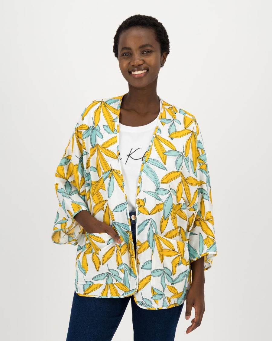 Old Khaki Scarves & Kimonos | Women'S Lorna Kimono Assorted